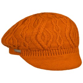 Seeberger Annelie Knit Newsboy Cap Women, rust