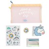 Pencil Case with Unicorn Extras - Have a Wonderful Day