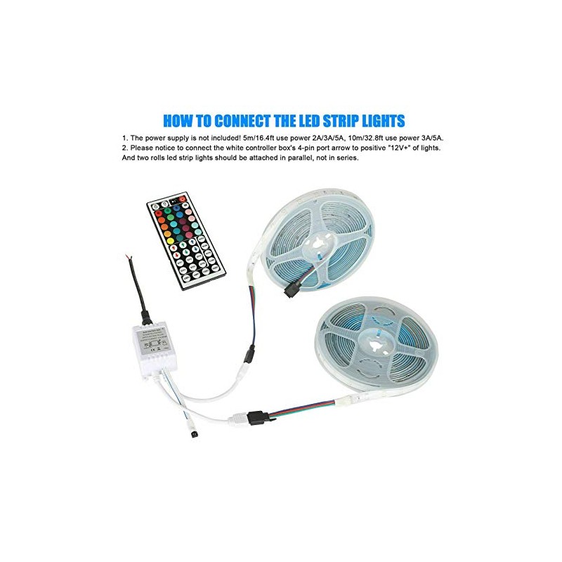 Led Strip Lights 16.4FT RGB Led Room Lights 5050 LED