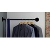 Hanging Bars 43" Iron Wardrobe Assistant Corner