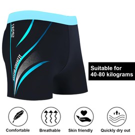 YNYCIPZ adeshorts for men,swimming trunks mens tight,swimming trunks mens short,mens swim trunks,swimming trunks for men,mens swim trunks mens swim trunks breathable quick dry boxer shorts size L