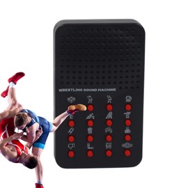 Wrestling Sound Machine - 16 Wrestling & Announcer Phrases for Wrestling Toys – Interactive Wrestling Noise Effects Maker Accessories for Action Figures – Unique Wrestling Gifts for Boys 6,8,12