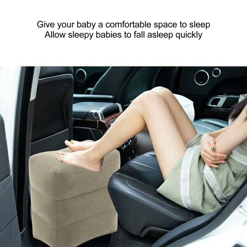 Inflatable Foot Rest Promote Blood Circulation Relieve Fatigue PVC Flocking