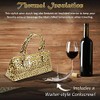 PRIMEWARE Cheetah Wine Clutch