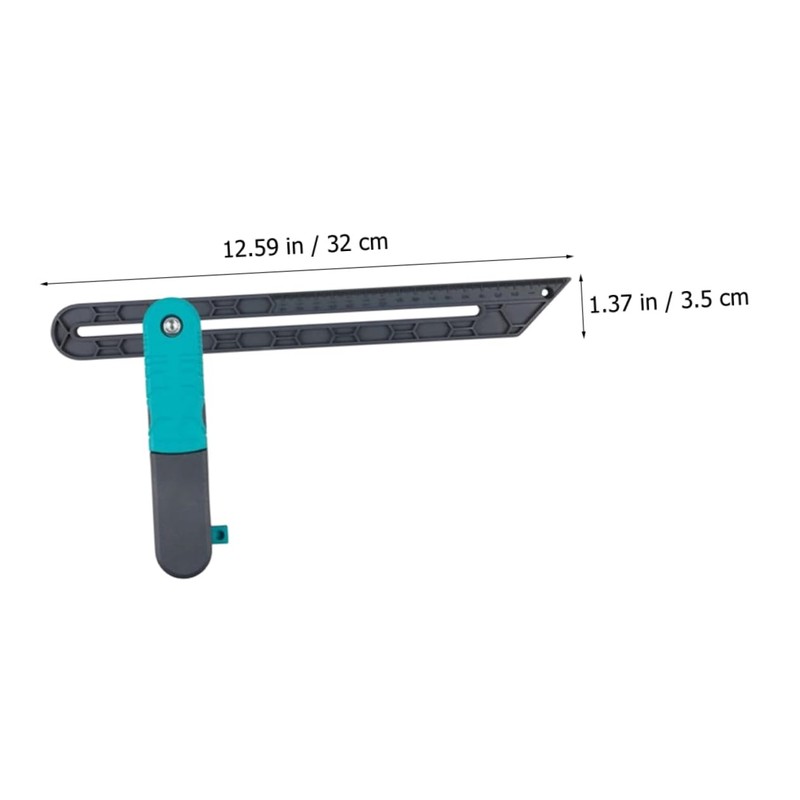 ORFOFE Finder Ruler Corner Protractor Lockable Angle Finder Metal Gauge