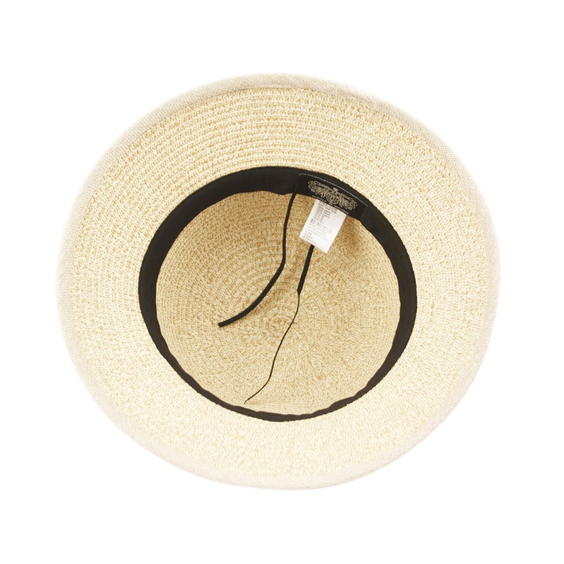 Gatsby - Gorro de lino con banda de encaje y