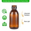 4oz Amber Glass Spray Bottles (2 Pack) - Refillable with