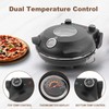 Pizza Maker Electric, 4-Min-Pizza in 1200W Pizza Oven, 31cm Refractory