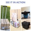 KEDSUM Mini Luggage Cart with Wheels Foldable, Lightweight Trolley Cart