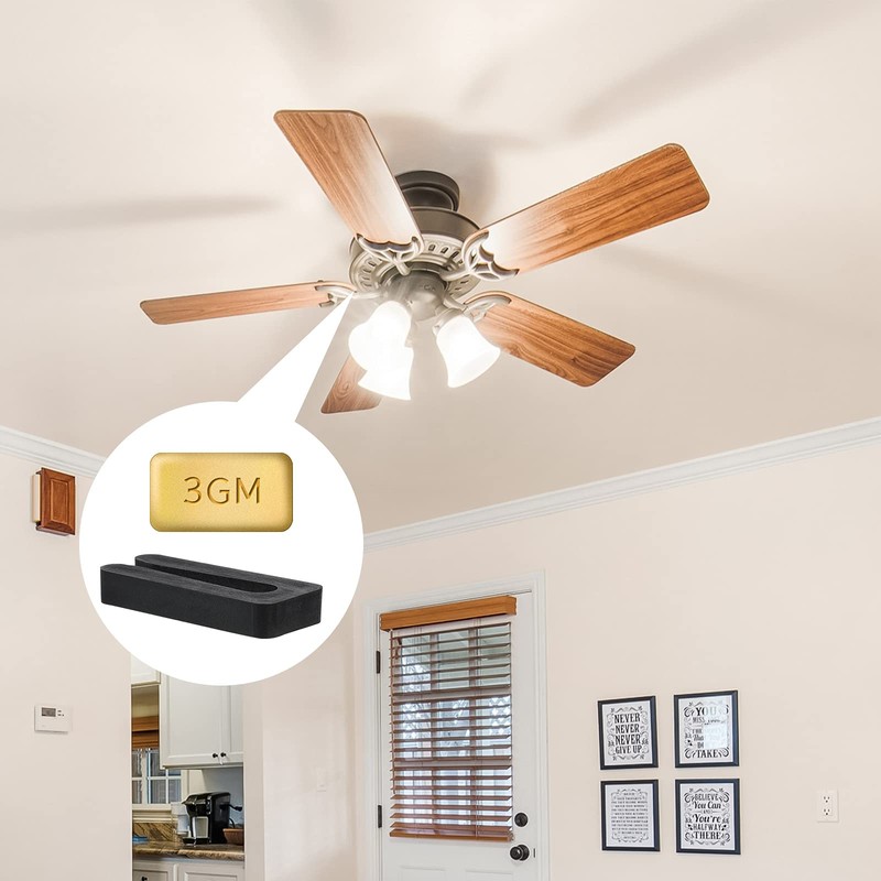 AIEX 4 Sets Ceiling Fan Blade Balancing Kit Including 12pcs