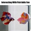 AIMALL Betta Fish Training Wand - Resin Betta Tail Training