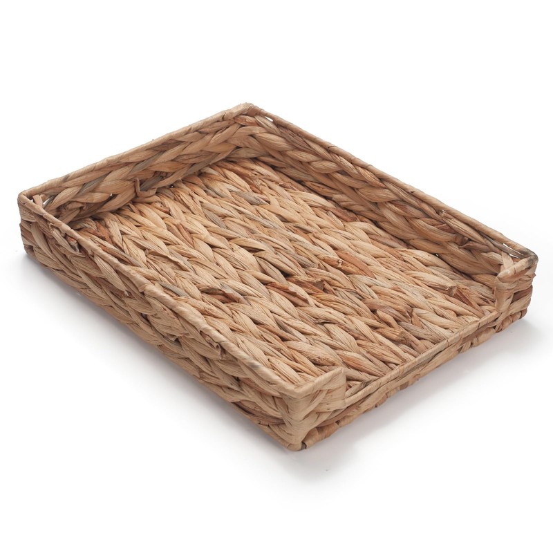 Water Hyacinth Letter Tray for A4 File Document Magazine Storage