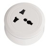 13A Power Track Socket Multifunctional White Round Surface Mounted Movable
