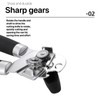 Manual Can Opener, Handle for More Comfortable Grip, Hand Can