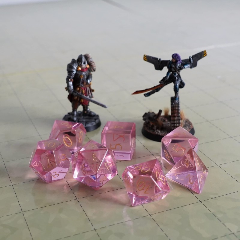 FanRoll by Metallic Dice Games 16mm Birthstone Stone Poly DND