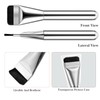 2 PCS Foundation Brush Flat Spatula Makeup Brush Flat Top