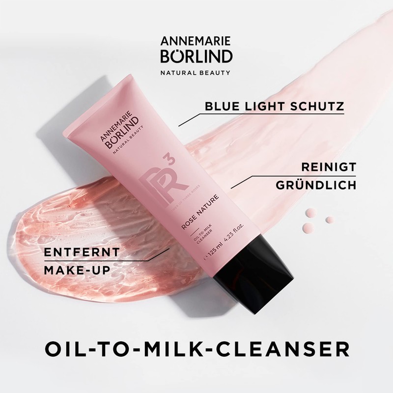 ANNEMARIE BÖRLIND Rose Nature System Digital De-Stress Oil-to-Milk Cleanser (125