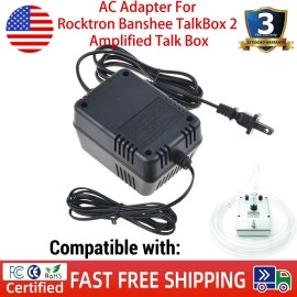 For Rocktron AC Adapter For Rocktron Banshee TalkBox 2 Amplified Talk Box Charger PSU