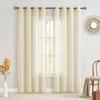 Treatmentex Boho Curtains with Pompoms, Eyelets, 140 cm Wide, Transparent