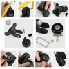 Ashuxxn Pack of 4 Luggage Replacement Wheels Rubber Replacement Wheels