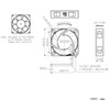 SUNON 12V DC 0.8W 40x40x10mm 12m³/h 6100U/min 12m³/h Sunon EE40101S21000U999