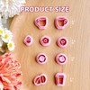 KEOKER Polymer Clay Earrings Cutters, Afternoon Tea Clay Cutters, Cofffee
