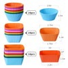 Silicone Bento Lunch Box Dividers 3 Shapes of Standard Round