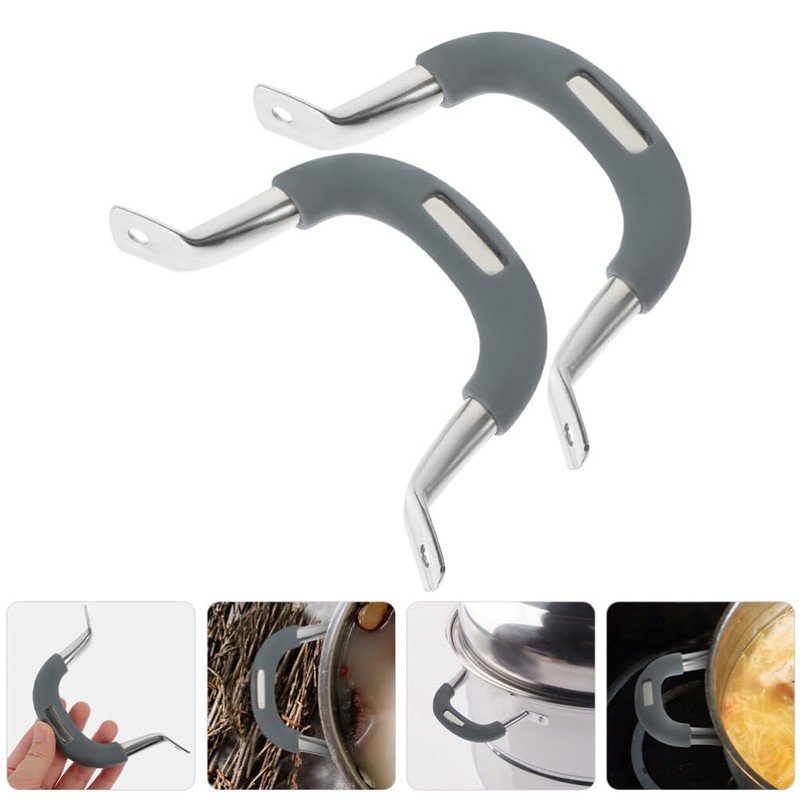 STOBAZA 2Pcs Pot Handles Replacement Pan Side Handles, Pot Ears