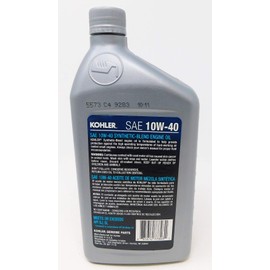 Kohler 25 357 71-S SAE 10W-40 Synthetic-Blend Engine Oil