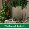 KOABY 12 Pack Green Light Non-Flickering Flameless Tea Lights, Green