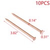 MY MIRONEY 10 Pack 4 Inch Copper Nails Solid Copper