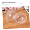 FRCOLOR 60pcs Pvc Facial Mixing Bowls Flexible Stirring Bowls for