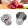 Stainless Steel Ham Maker, Meat Press Tool with Thermometer, Large