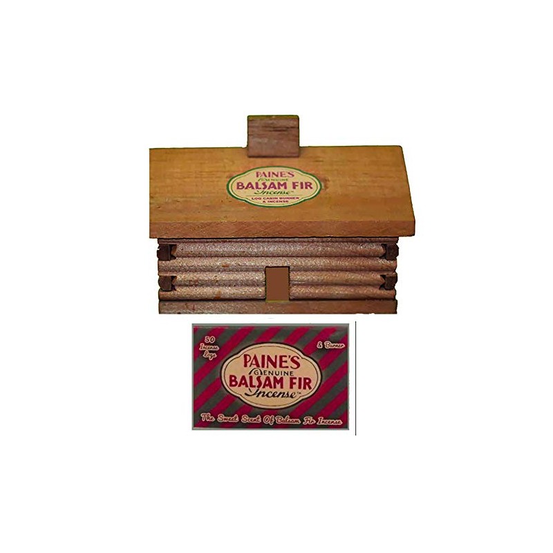 Paine Products Large Cabin Burner and 50 Balsam Fir Incense