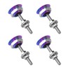 4PCS Universal Vehicle Hood Pins, Quick Release License Plate Lock