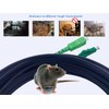 Elfcam® - SC/APC to LC/APC OS2 Simplex Singlemode LSZH Steel