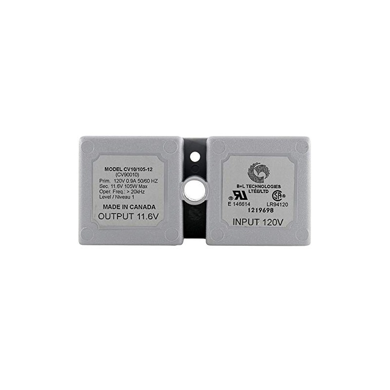 B+L CV10/105-12 CV90010 Low Voltage Dimmable Transformer, 105W, 120V to