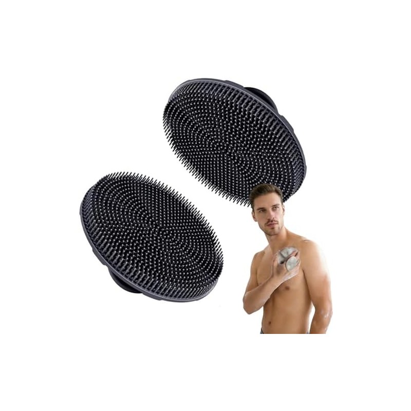 Cepillo de silicona para cuerpo - 2 cepillo de baño