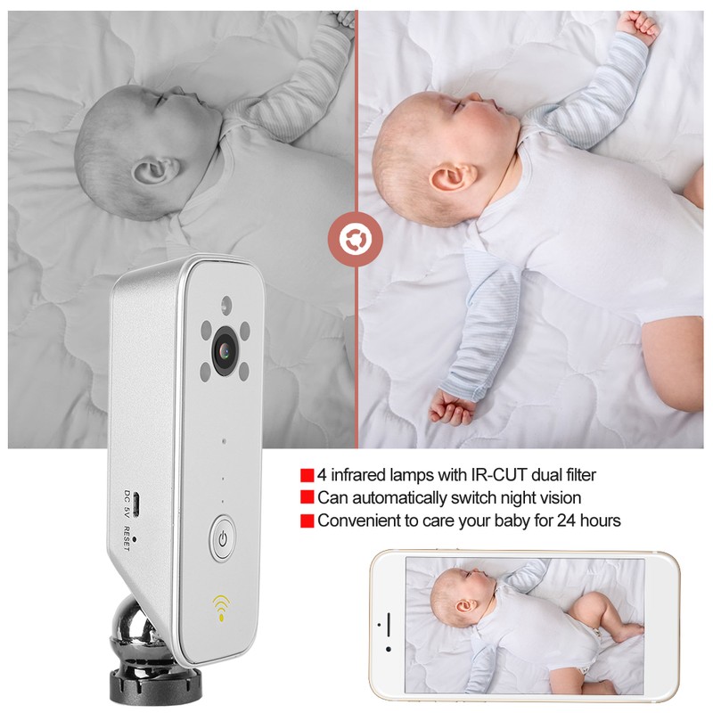 1080P Wifi 120 Degree P2P Ir cUT night Vision Baby