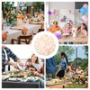 sourcing map 16Pcs Rose Gold Disposable Round Placemats, 33cm/13" Metallic