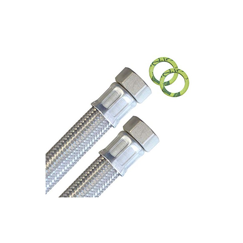 Reinforced hose 3/4 inch nut x 3/4 inch nut, DN19,