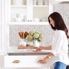 STICKGOO 10-Sheet Peel and Stick Backsplash, PVC Backsplash Tile, Herringbone