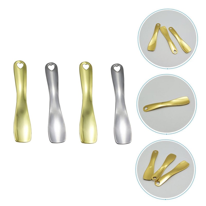 FOMIYES 4pcs Eye Cream and Makeup Spoon Facial Mask Applicators