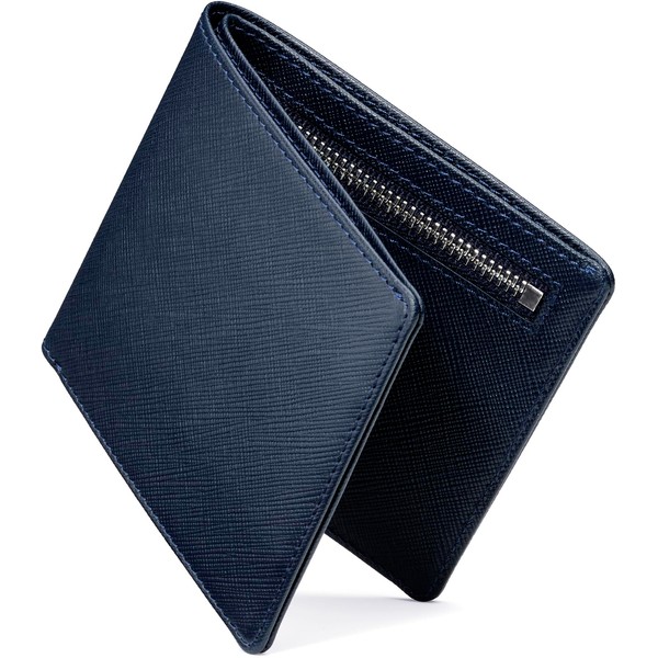 VALOREA Men's Bi-fold Wallet, Lightweight, Thin, Smart Design for Easy