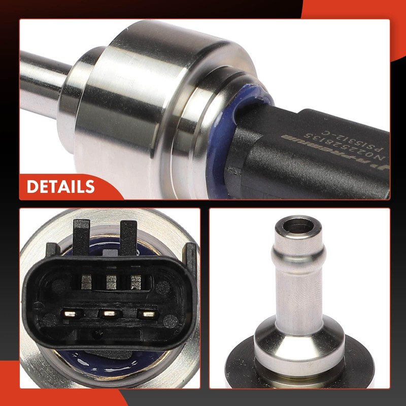 A-Premium Manifold Pressure MAP Sensor [3 Blades] Compatible with Freightliner