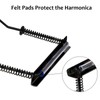 EASTROCK Professional Harmonica Holder - 10 Hole, Adjustable Neck Brace,