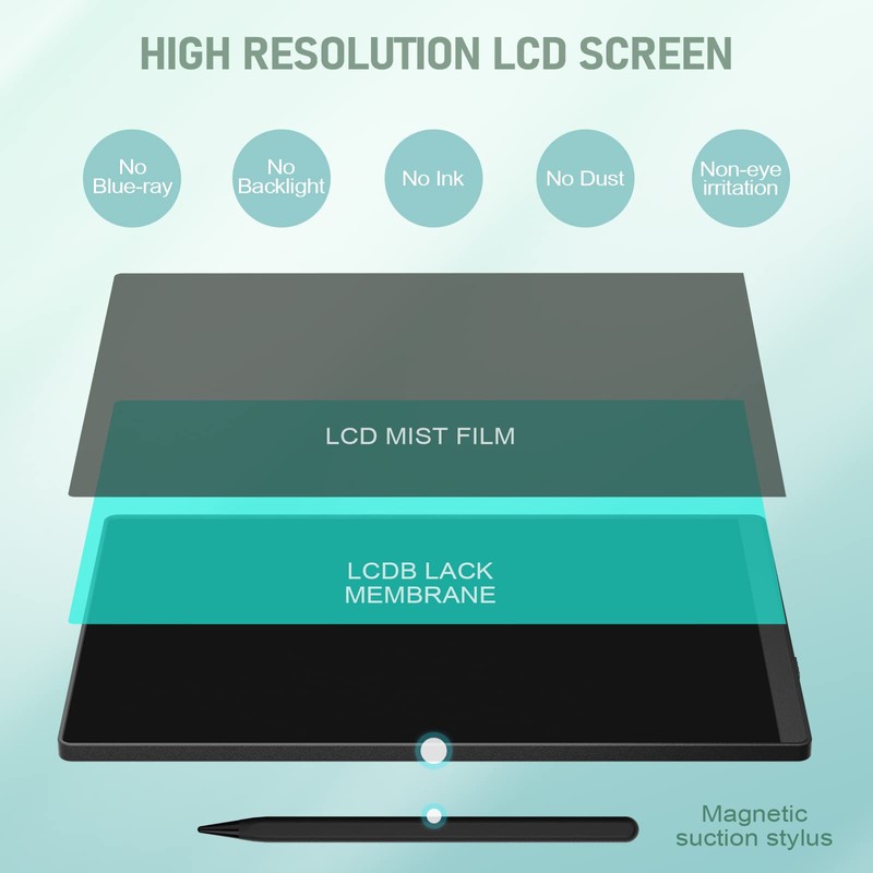 Ksequ LCD Writing Tablet for Adults- 10.5″ LCD Writing Tablet,Double-Sided