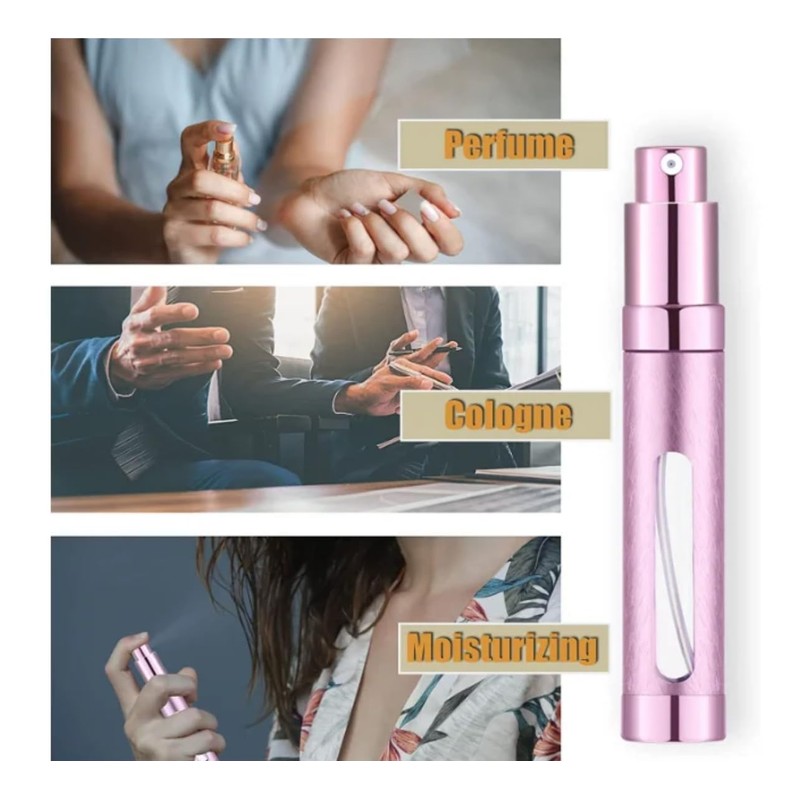 Generic Pocket Spray bottle keychain (Black)