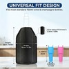 Reusable Gel Wine Cooler Sleeve, Fits 750ml Bottles for Red