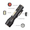 Unbranded 5 Pack Rechargeable LED Flashlight Tactical Police Super Bright